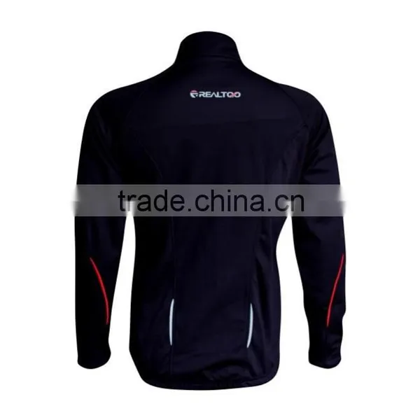 2015 Cheap China Fashion Long Sleeve Windproof Cycling Clothing Sportswear With Fleece for Winter Wholesale photo-3