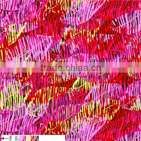 Polyester FDY Printed Single Jersey Spandex Knitting Fabric Textiles photo-3
