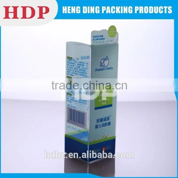 Factory Custom Printed Clear PVC Plastic Box Packaging photo-4