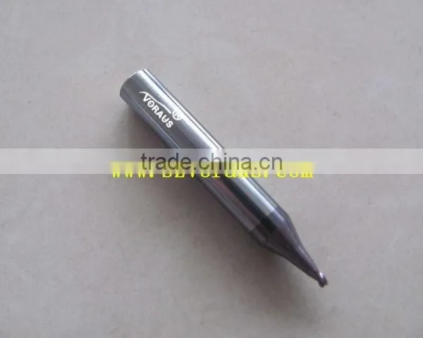 Carbide End Milling Cutters for Vertical Machines D-6mm D-1.6mm L-40mm Teeth-2 photo-2