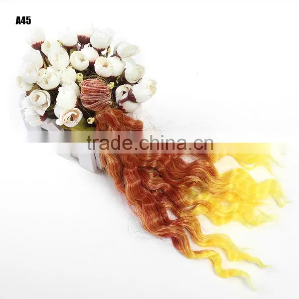 25cm Short Rainbow Ombre Braiding Hair Extensions photo-2