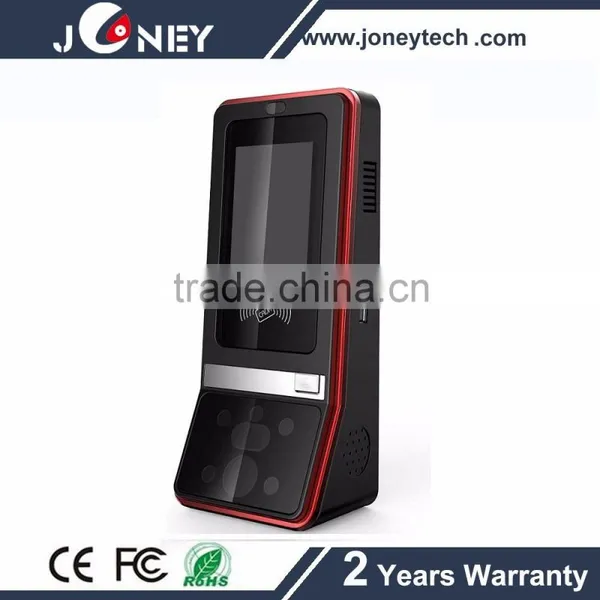 biometric face and fingerprint recognition time attendance and card machine