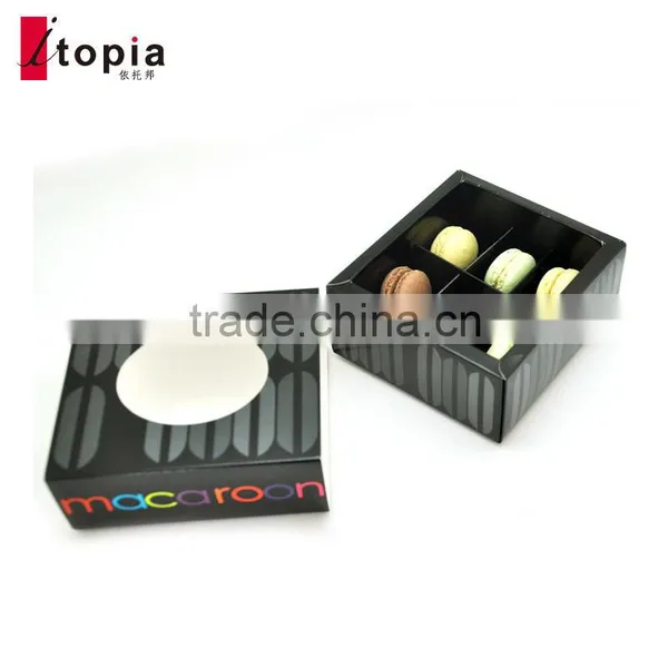 Mini and Black Handcraft Macaron Box photo-3