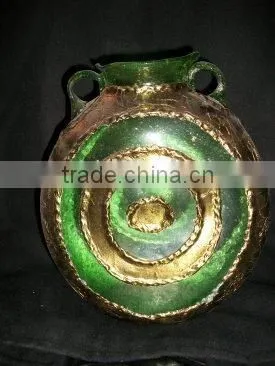 Vases Re-cycled Glass Decorative