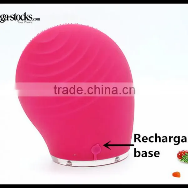 Popular 2015 Soft Silica Gel Skin Vibration Slimmer Face Cleansing Massager Functional photo-6