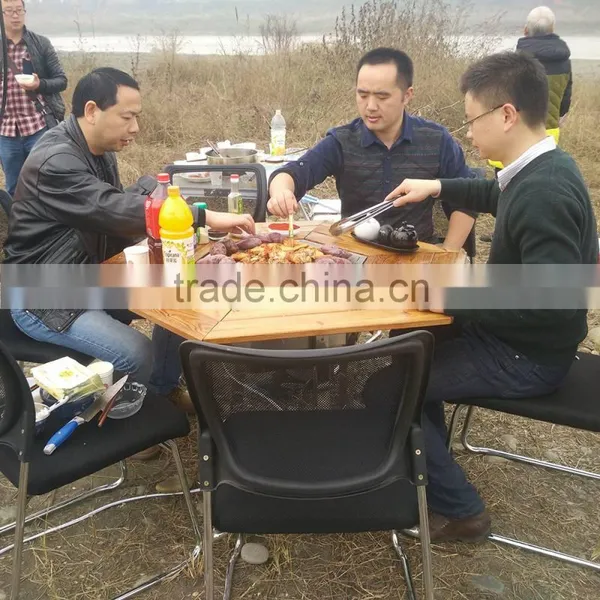 High Quality China Manufacturer AR-20161043 3-In-1 Fire Pit Grill And Table photo-2