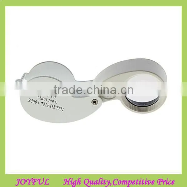 40X 25mm POWER JEWELER LOUPE LED LOOP MAGNIFIER MAGNIFING photo-2