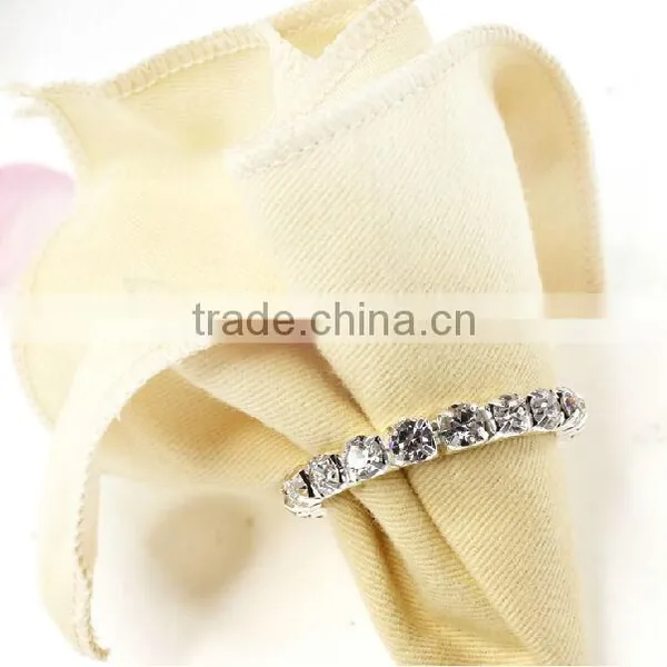 New Design Wholesale Crystal Napkin Rings for Wedding photo-2