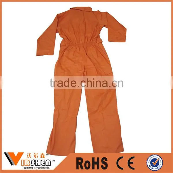 Manufacture Safety Fire Retardant Red Cotton Work Coveralls photo-2