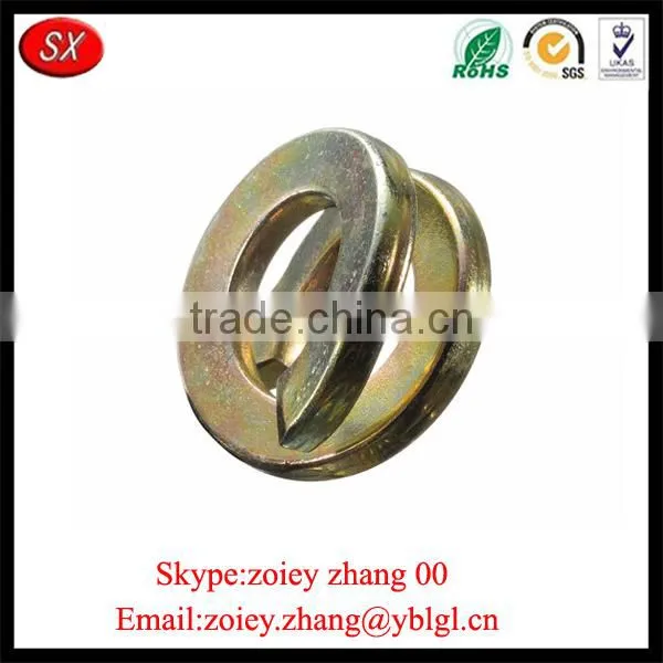 Guangdong Manufacturer Precisioon Nickel Plating Carbon Steel Double Spring Washer photo-2