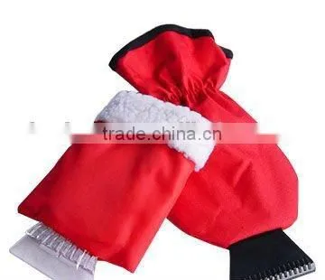 Waterproof Ice Scraper Vehicle Mitt Car Windshield Snow Remover Glove photo-6