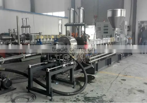 Small High Filling Plastic Granulator Twin Screw Extruder Granules for pp pe Filer Pellets photo-5