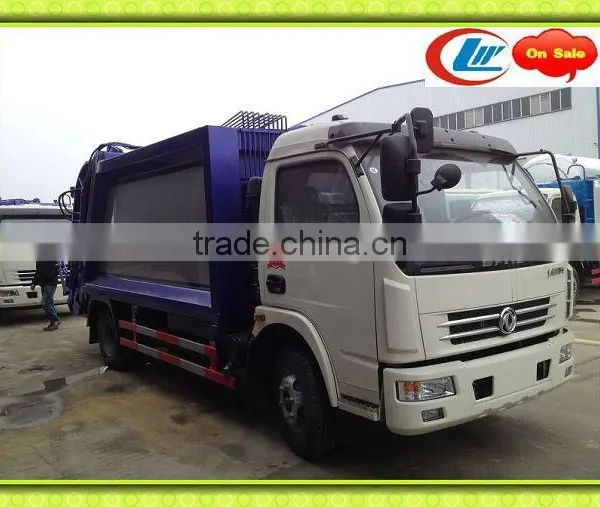 DongFeng DLK Refuse Compactor truck, 6000L refuse compactor