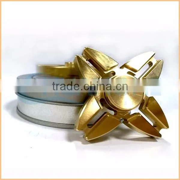 Finger Gyro Hand Fidget Spinner Gyro Copper Four Finger Gyro photo-6