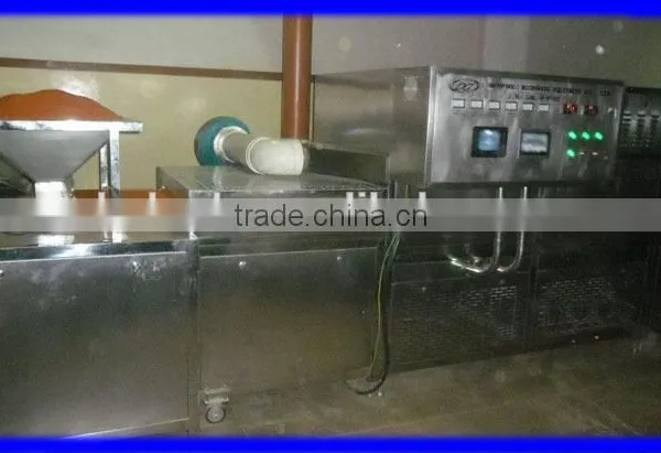 Industrial Continuous Type Microwave Pigskin Puffing Machine photo-3