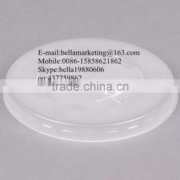 High Transparent Flat Plastic Lid With Straw Slot and Identification Buttons Wholesale Competitive Price photo-4