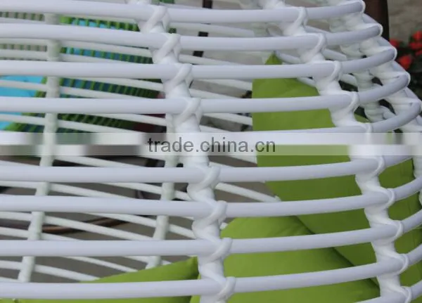 Fashionable Outdoor Furniture Garden White Round Swing Chair photo-4