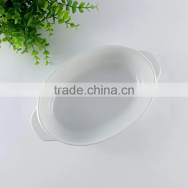 Hospitality Hotel Supply Baking Accessories Ceramic Deep Baking Tray photo-3