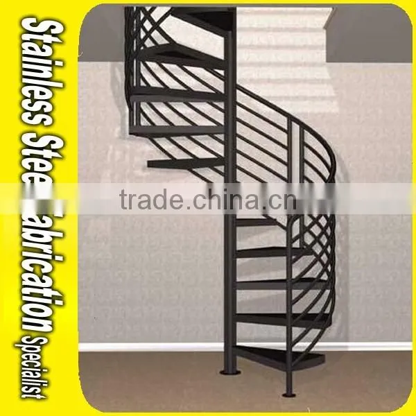 Aluminum Handrails Integral Sell Small Spiral Staircase photo-5