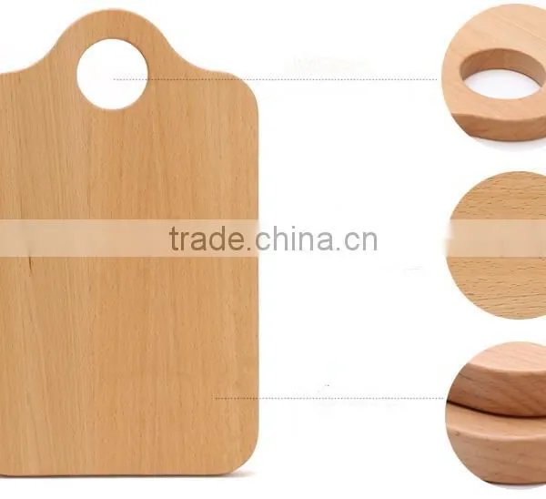 High Grade Beech Material Wholesale Shaped Wood Cutting Board photo-2