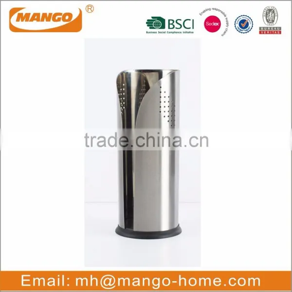 Traditional Round Stainless Steel Toilet Paper Roll Holder photo-4
