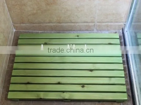 Special Wooden Bathroom Mat photo-2