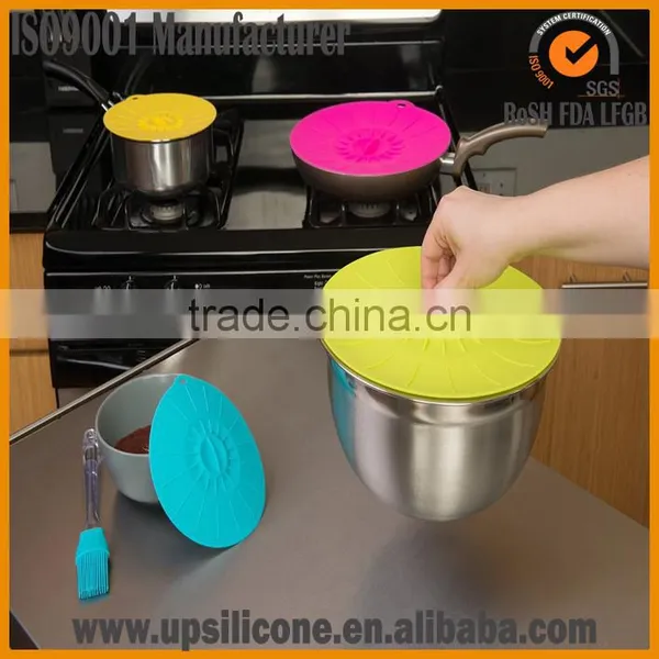 Reusable Suction Seal Covers Silicone Fresh Cover Silicone Pot Lid photo-3