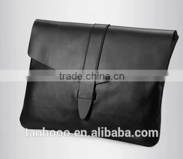 Simple Fashion Leather Messenger Men Bag photo-3