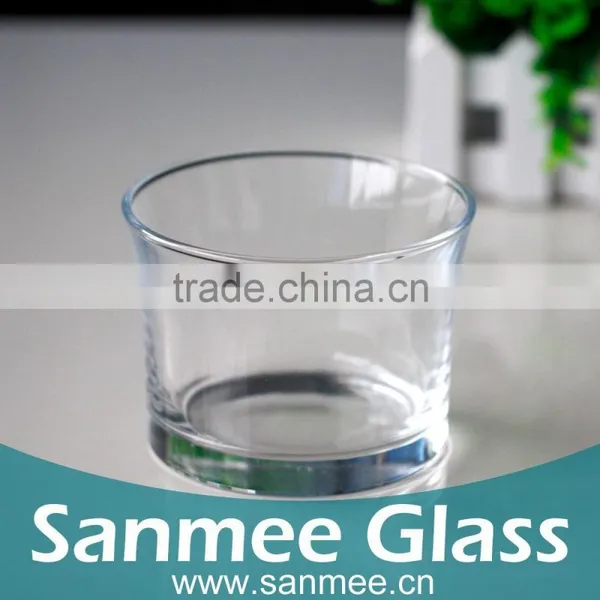 3PCS American Style Round Votive Candle Holder Glass photo-2