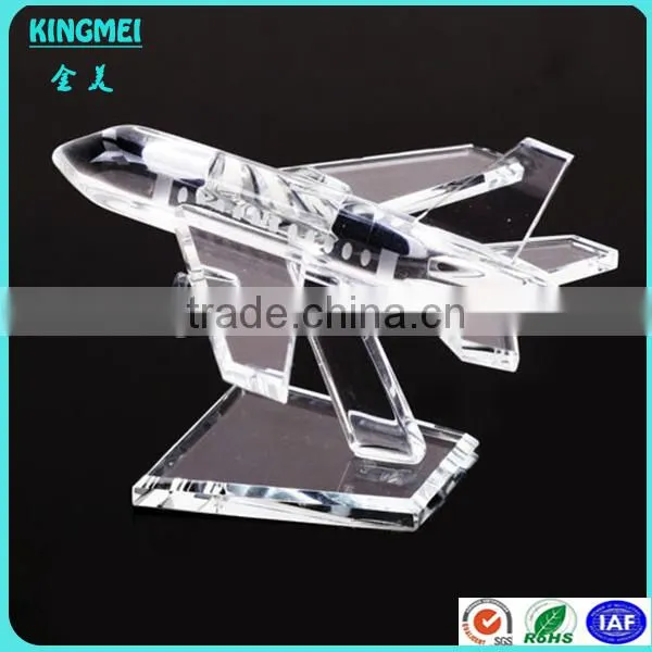 2015 Hot Sale Crystal Glass Airplane Model Award for Souvenir photo-6