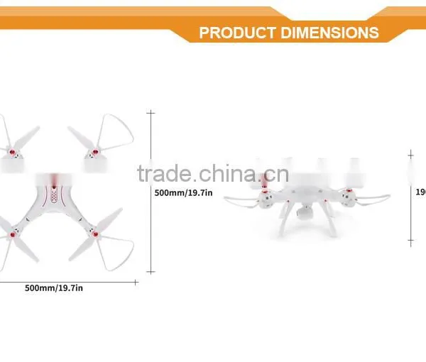 2.4G 4CH Altitude Hold Headless Mode Syma Quadcopter Gps Smart Drone Quadcopt X8SC RC Drone With 2MP HD Camera photo-6