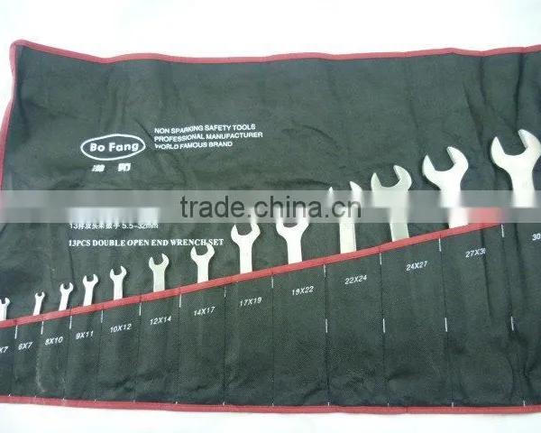 8*10~30*32mm Double Open End Wrench 13pcs D/E Open Spanner Open Jaw photo-2