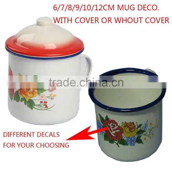 Printing Tea Cup Coffee Cup Enamel Coffee Mug photo-2