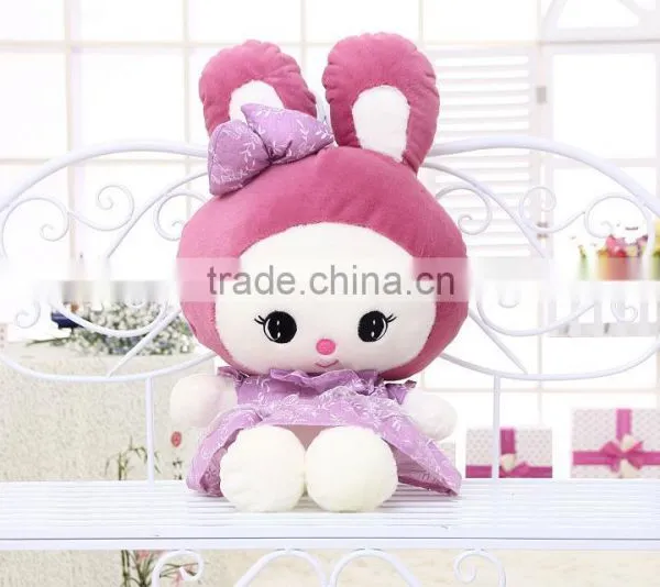 China Wholesale Cheap Farm Animal Toys Stuffed Toy Rabbit Wholesale photo-3