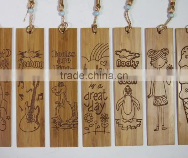 Unique Fany Wooden Bookmark photo-3