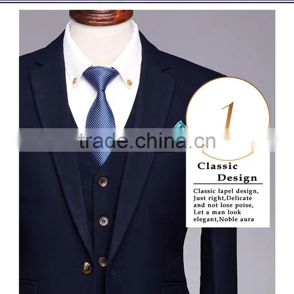 2017 Hot Sale Turkish Mens Suits 3 Piece Business Suit Made in China photo-3