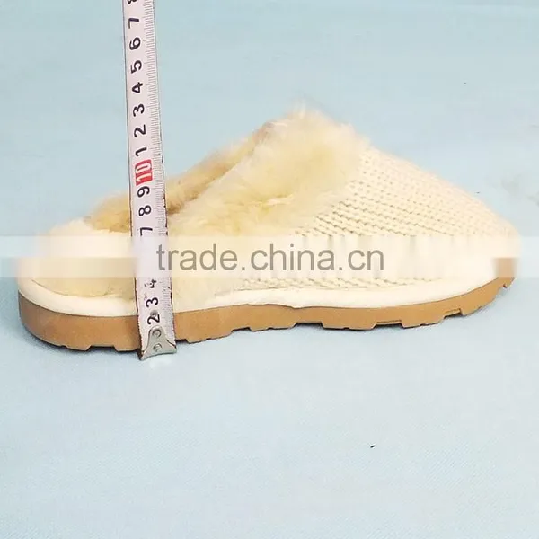 Discounted Women Various of Plush Slippers Stock photo-3