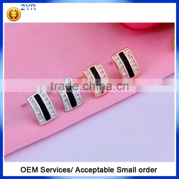 Fashion 925 Sterling Silver 2016 Latest Design Square Earring photo-6