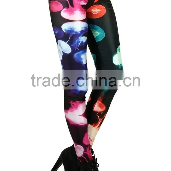 MGOO New Arrival Custom Print Running Tight Leggings High Waist Spandex All Over Sublimation Print Pants photo-3