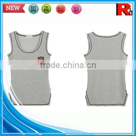China Wholesale Gym Embroidery Designs Ladies Tops Women Clothing Tops and Blouses 2015 photo-3