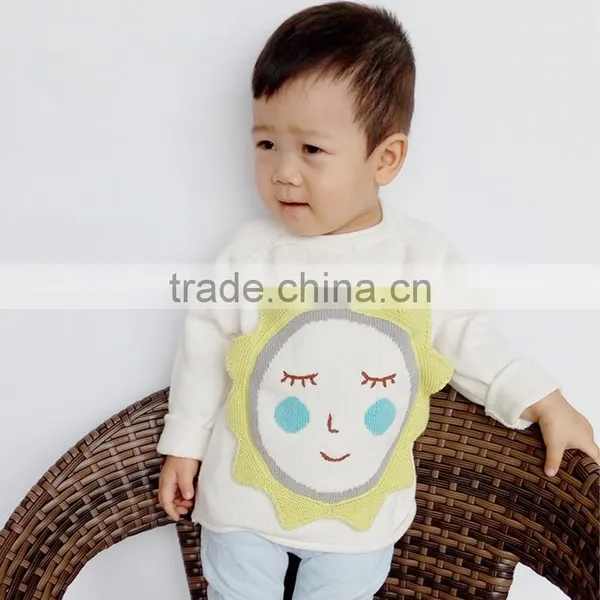 S17685A Kids Clothes Knitted Sweater Girls Pullovers Sweaters photo-3