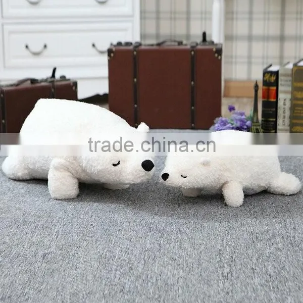 S17025A Hot Sale Cute Cartoon Polar Bear Baby Plush Doll