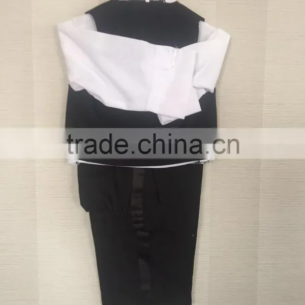 2017 New Style Latest Design China High Quality Boy 3 Pieces Vest Suit photo-5