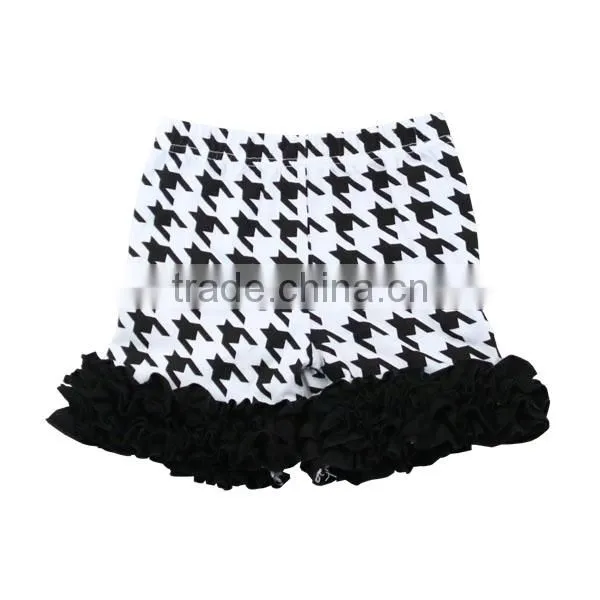 Wholesale Boutique Ruffle Kids 100% Cotton Ruffle Girls Summer Shorts photo-6