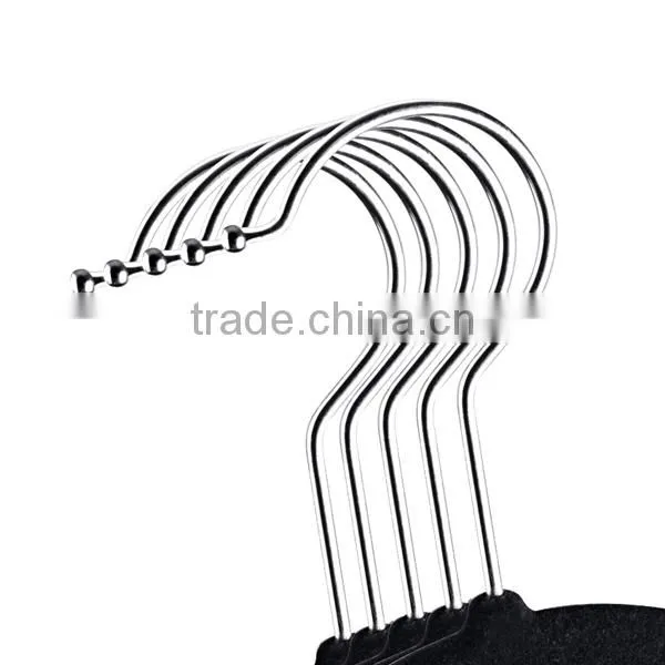Black Custom Velvet Hanger for Clothes photo-2