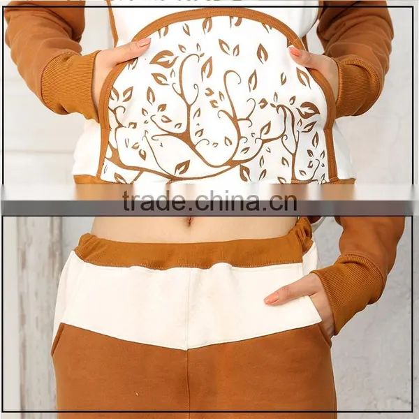 2018 The Lower Abdomen Leaves the Design of a Hooded Suits Garment AK083 photo-3