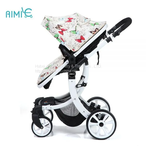 2018 Deluxe New Model Baby Stroller China Factory 3 in 1 Pram photo-3