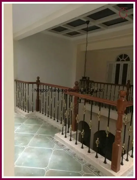 Cast Iron Stair Balustrade With Basket
