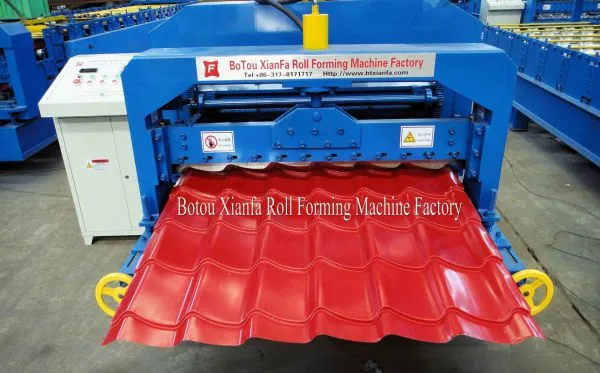 Color Steel Sheet Standard Roof Glazed Tile Forming Machine photo-3