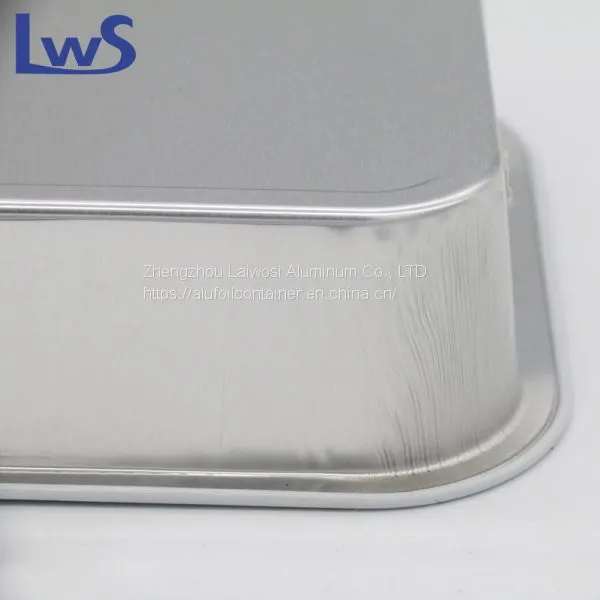 Airline Disposable Food Grade Aluminium Foil Container With Lid photo-4